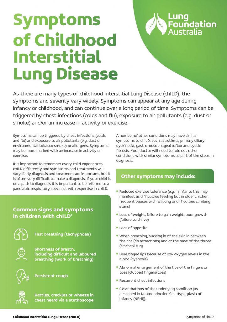 Symptoms of chILD - Lung Foundation Australia