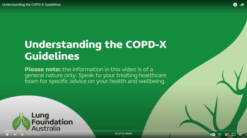 Understanding the COPD-X Guidelines - Lung Foundation Australia