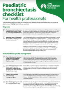 Bronchiectasis Child Checklist_Thumbnail