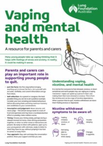 Vaping and mental health fact sheet for parents and carers_thumb