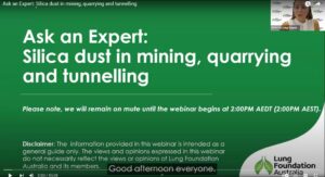 Ask an Expert - Silica dust in mining, quarrying and tunnelling webinar thumbnail