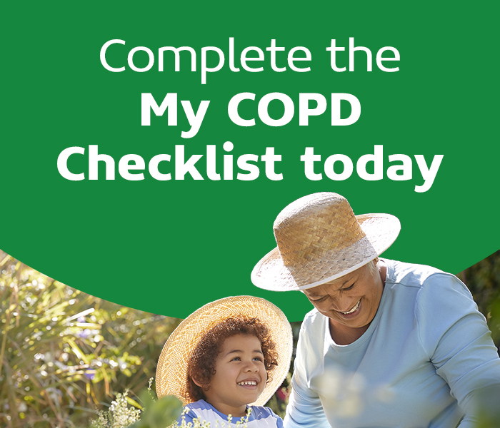 My COPD checklist mobile banner