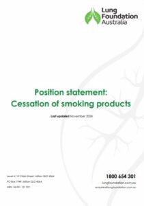 Smoking cessation posiiton statement image