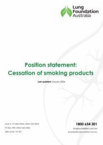 Smoking cessation posiiton statement image