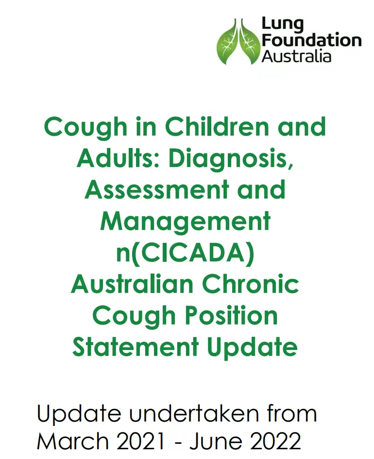 Cover photo for the cough in children and adults statement update