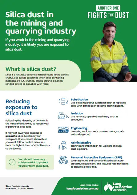 Resource_Silica dust in the mining and quarrying industry-Infographic
