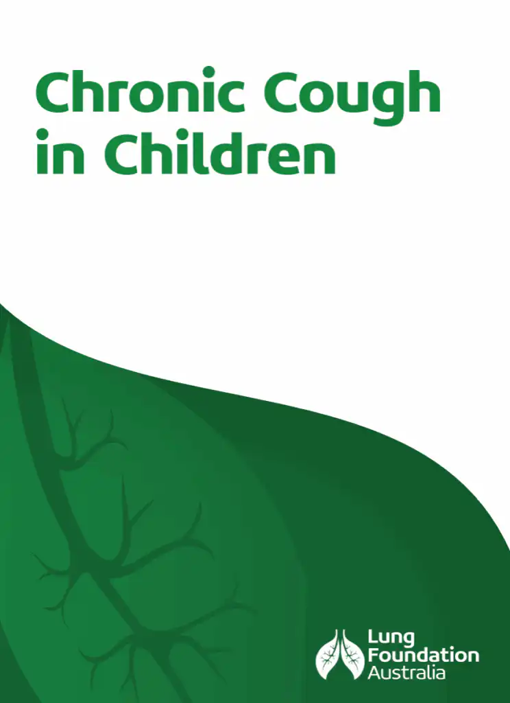 Cover for the chronic cough in children resource