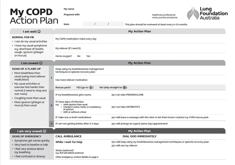 Resource_COPD Action Plan Greyscale