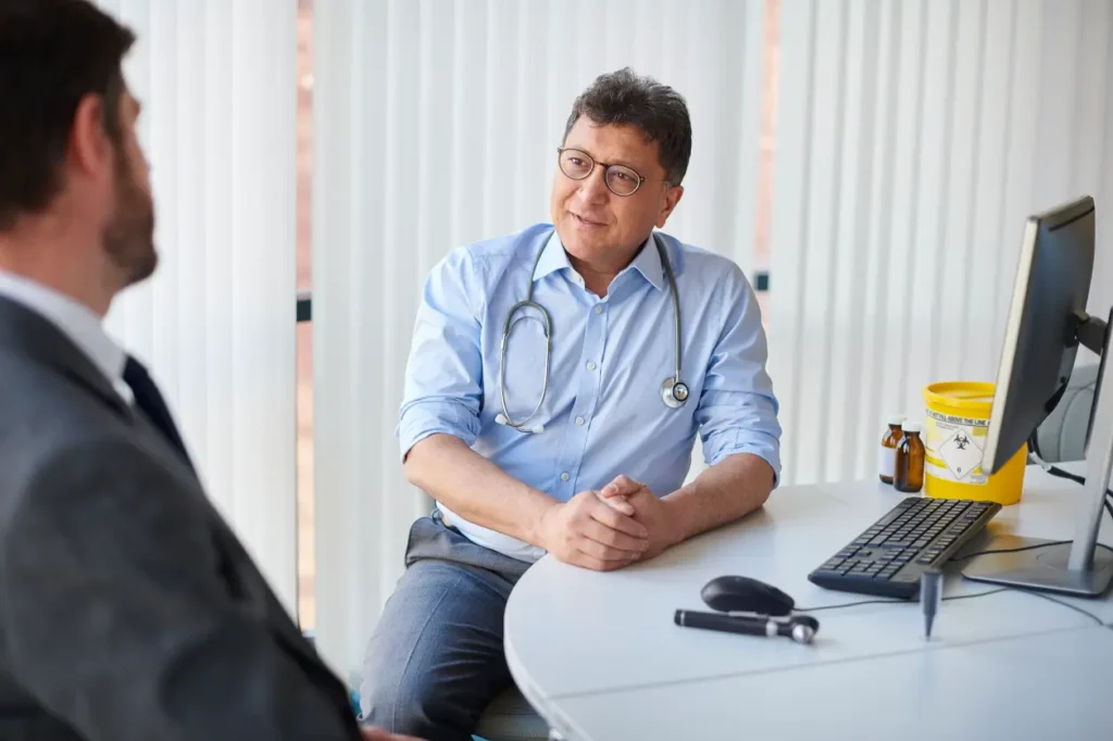 Doctor and patient